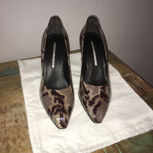 Donald J Pliner Python Heels - Picture 4 of 12